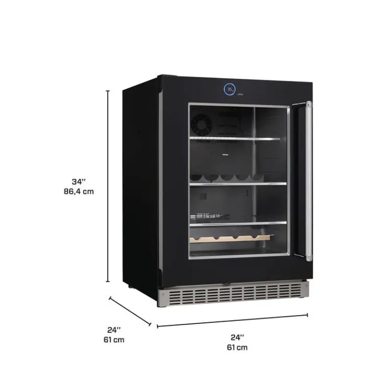 Danby SILHOUETTE Built-in Beverage Center 24 in 24" - SRVBC050L