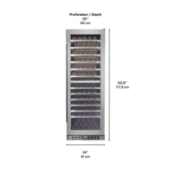 Danby SILHOUETTE Wine Cooler 24" - SPRWC140D1SS