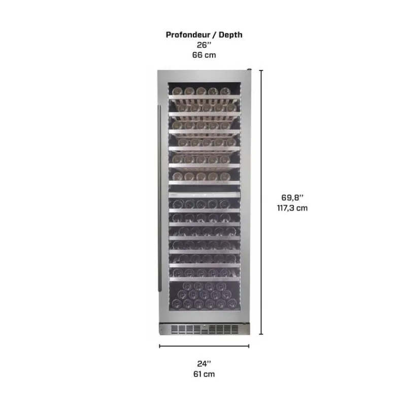 Danby SILHOUETTE Wine Cooler 24" - SPRWC140D1SS