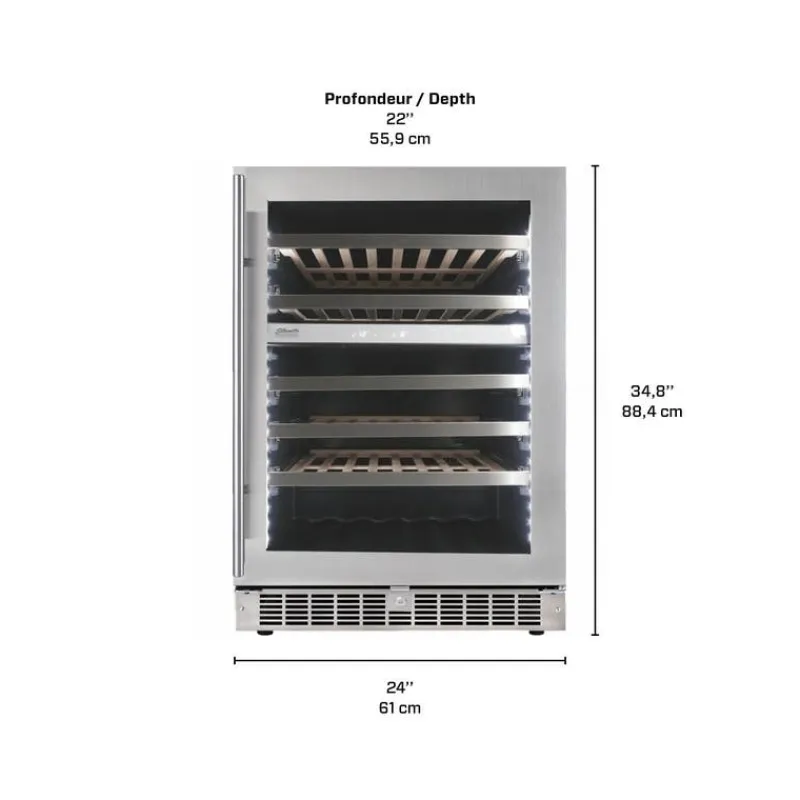Danby SILHOUETTE Wine Cooler 24" - SPRWC053D1SS