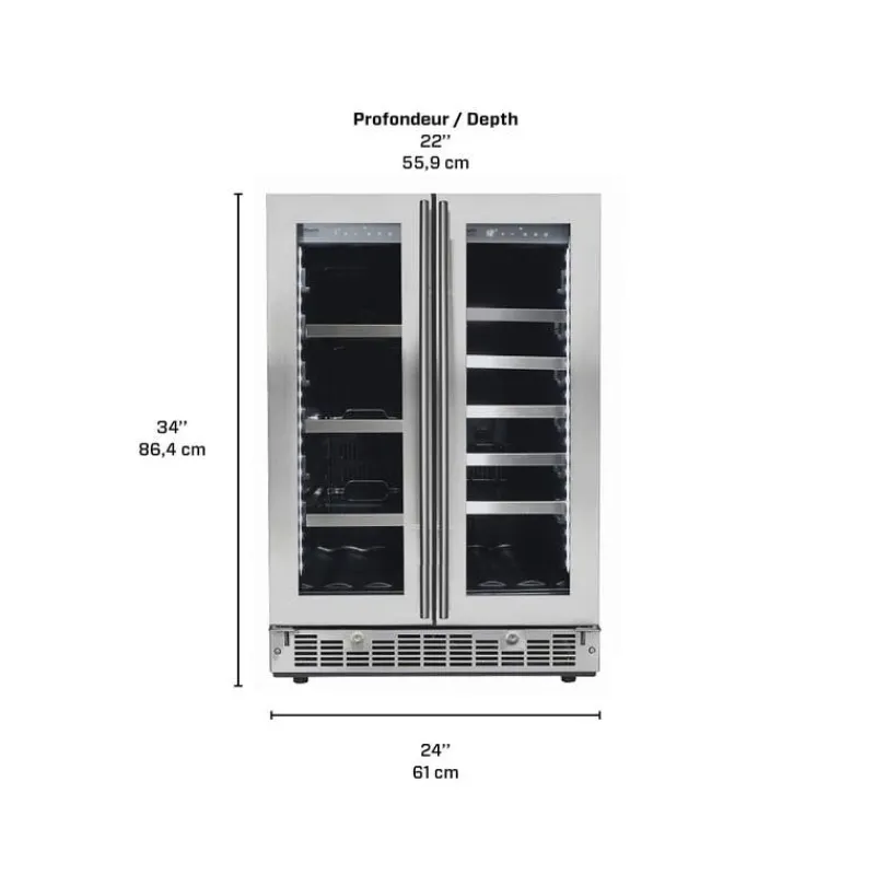 Danby SILHOUETTE Wine Cooler 24" - SPRBC047D1SS