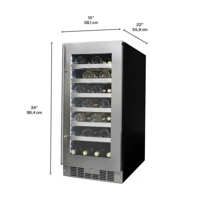 Danby SILHOUETTE Wine Cooler 15" - SPRWC031D1SS
