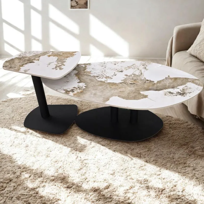 Sintered Stone Nesting Table Set