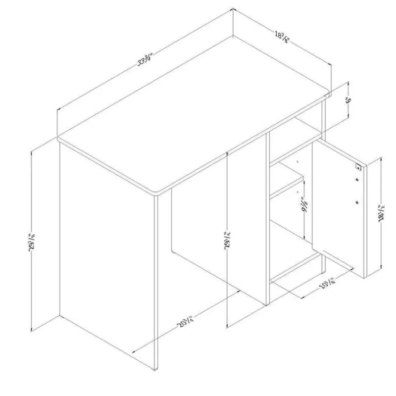 Meubles South Shore Small Desk - South Shore
