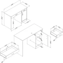 Meubles South Shore Small Desk - South Shore