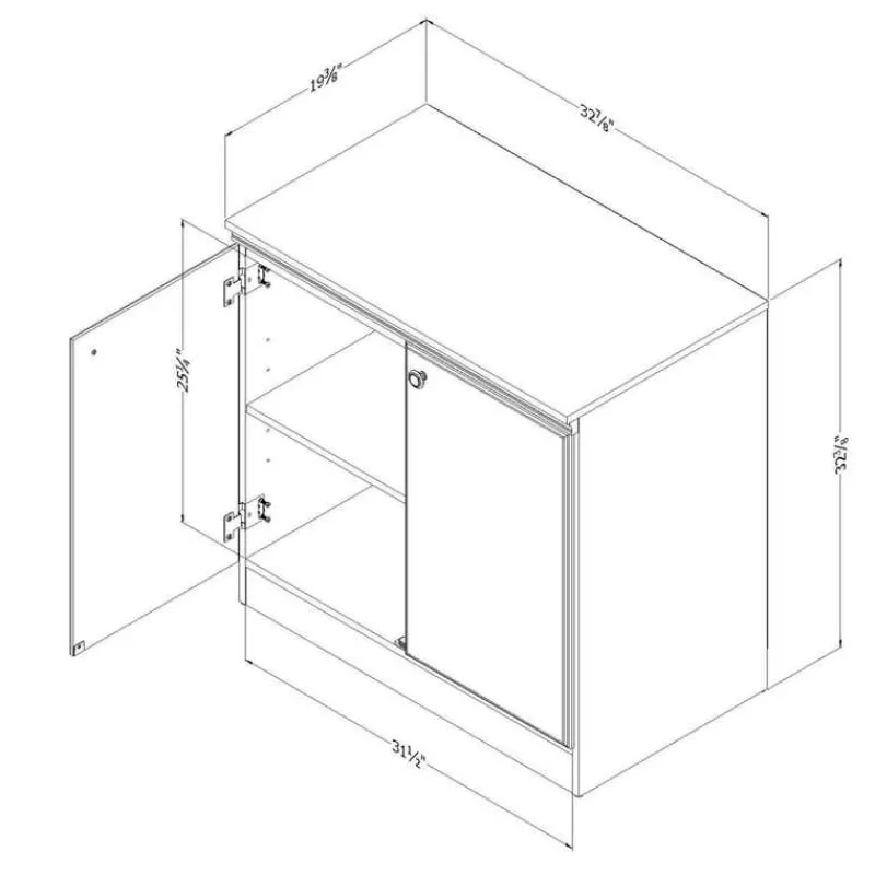 Meubles South Shore Small 2-door storage cabinet - South Shore