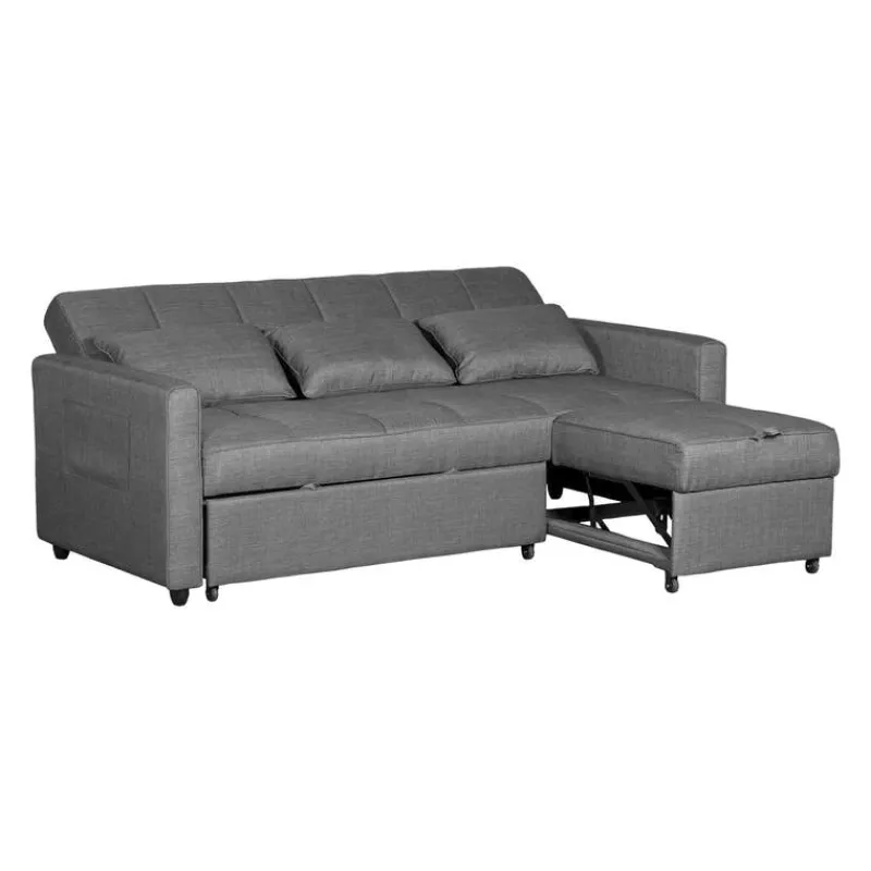 Sofa Bed with Side Storage Pockets