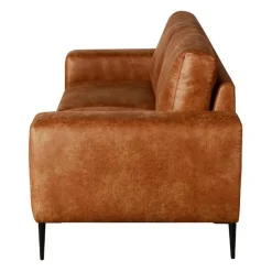 Sofa with Deep Seats and Square Armrests