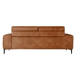 Sofa with Deep Seats and Square Armrests