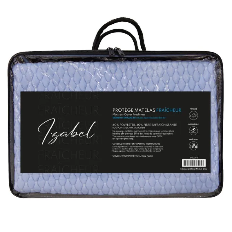 Split-Head Fresh Waterproof Mattress Protector - Queen
