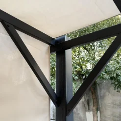 Steel Pergola 10' x 10' - Beige