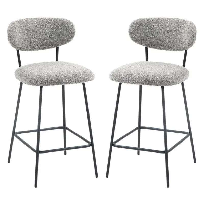 Stools (Set of 2) - Grey