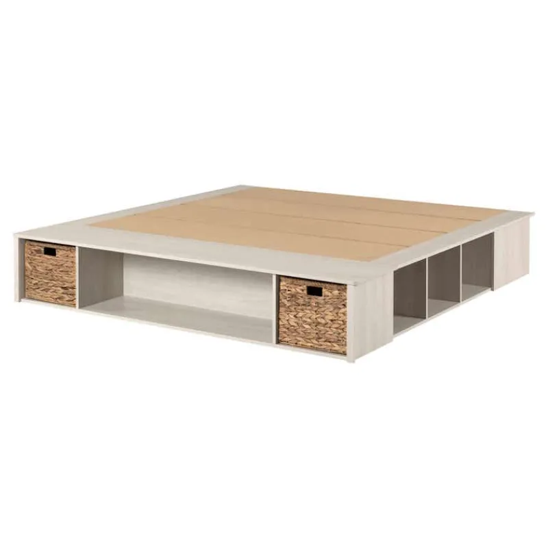 Meubles South Shore Storage Bed with Baskets (78") - South Shore