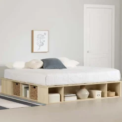 Meubles South Shore Storage Bed with Baskets (78
