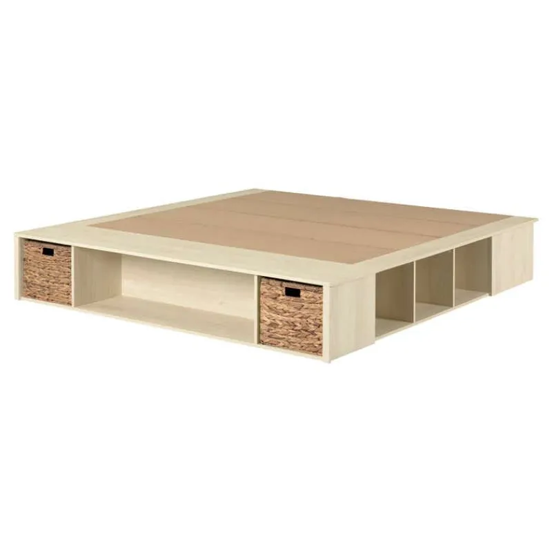 Meubles South Shore Storage Bed with Baskets (78") - South Shore