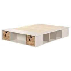 Meubles South Shore Storage Bed with Baskets (54") - South Shore