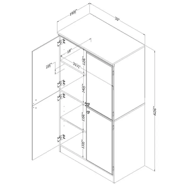 Meubles South Shore Storage Cabinet - South Shore
