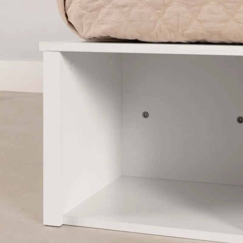 Meubles South Shore Storage Platform Bed With Baskets (78") - South Shore