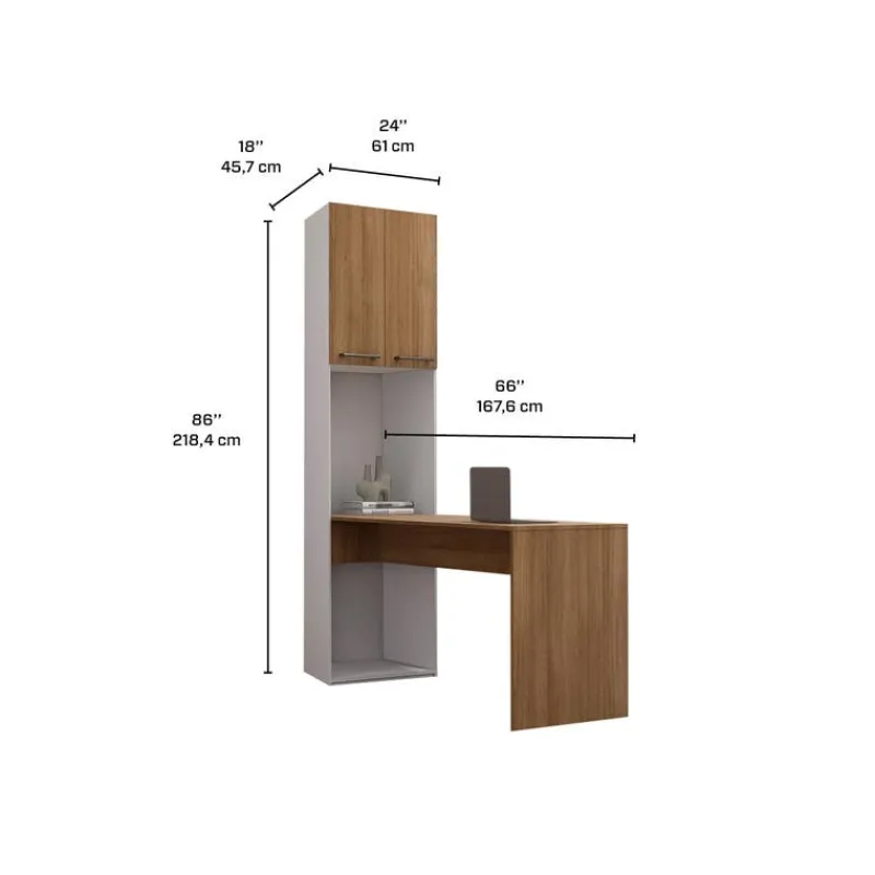 Storage Unit with Desk -