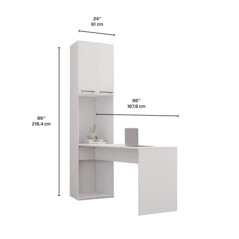 Storage Unit with Desk -