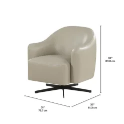 Swivel Accent Armchair -