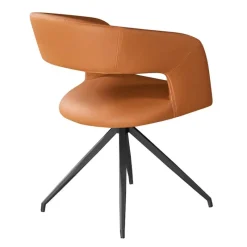 Swivel Chair - Pumpkin Orange