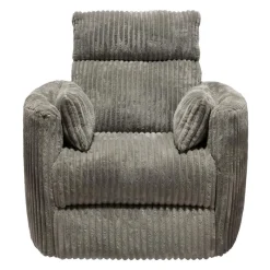 MINHAS Swivel Corduroy Velvet Rocker Recliner -