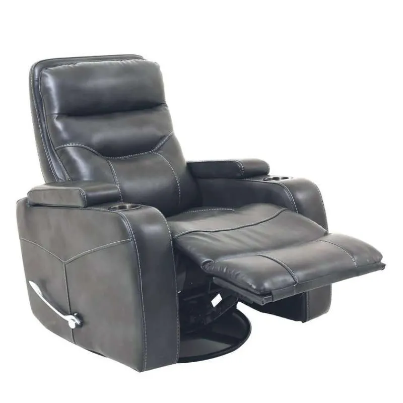 Swivel Rocker Recliner with Storage -