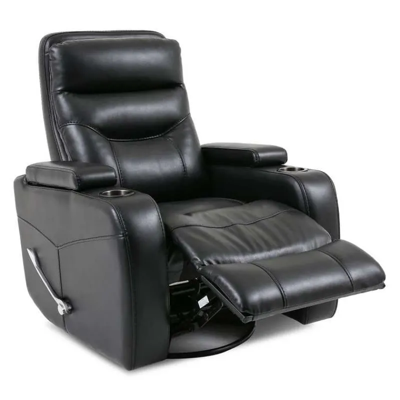 Swivel Rocker Recliner with Storage -
