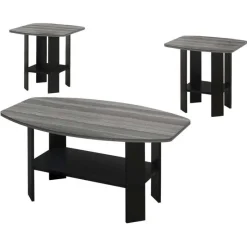 Monarch Table set - 3pcs set / / grey top -