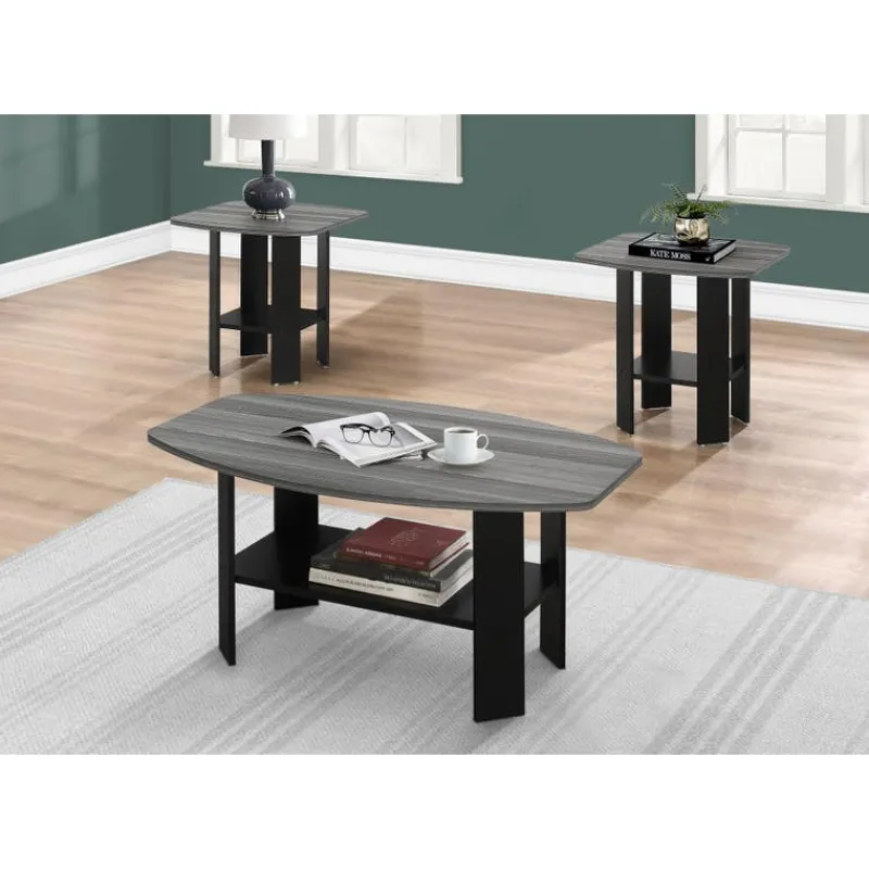 Monarch Table set - 3pcs set / / grey top -
