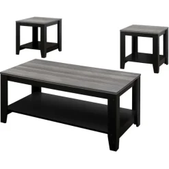 Monarch Table set - 3pcs set / / grey top -