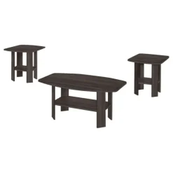 Monarch Table set - 3pcs set / brown -