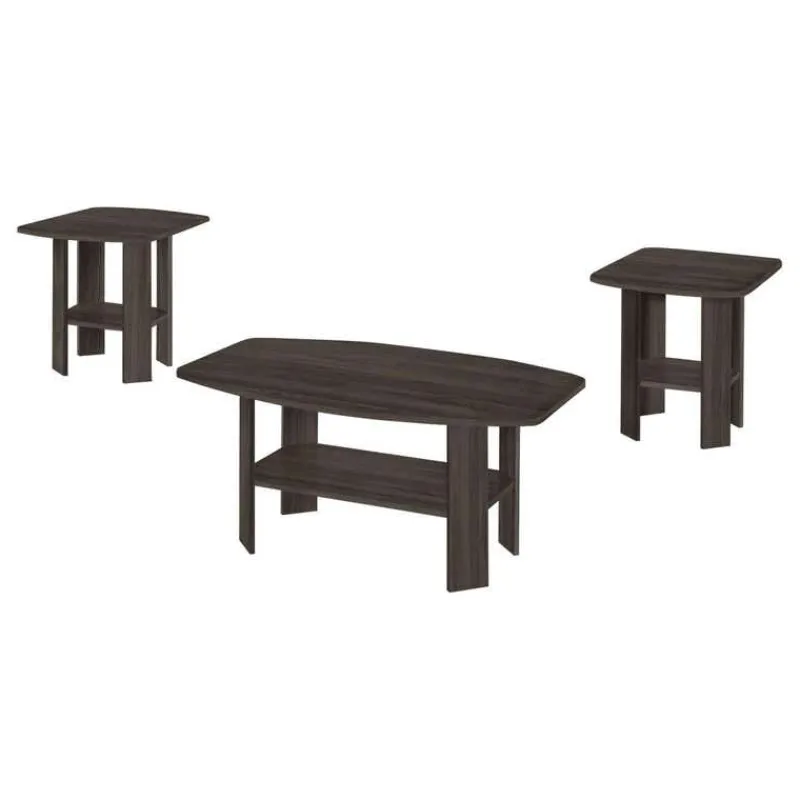 Monarch Table set - 3pcs set / brown -