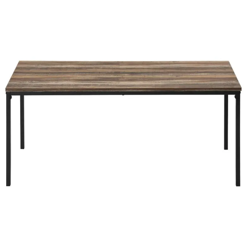 Monarch Table set - 3pcs set / reclaimed / black metal -