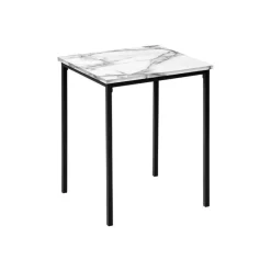 Monarch Table set - 3pcs set / marble / black metal -