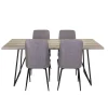 Table with 4 Chairs - Grey