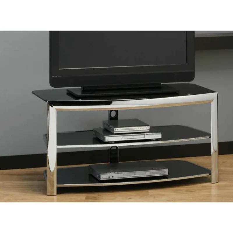 Monarch Tempered Glass TV Stand 43" -
