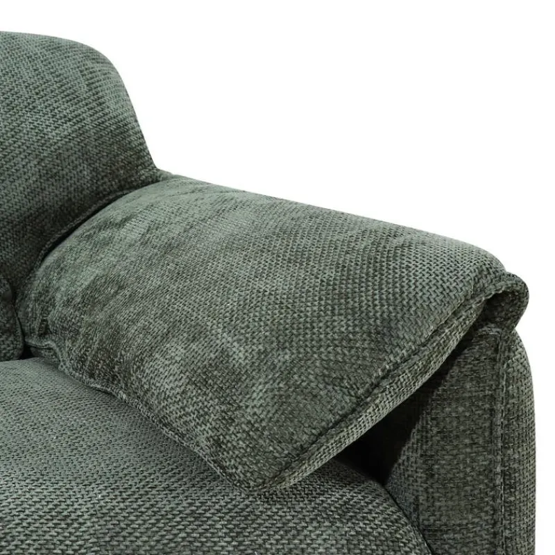Textured Velvet Feather-Filled Armchair -