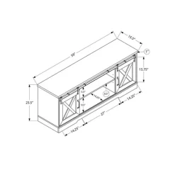 Monarch TV Stand 60" -