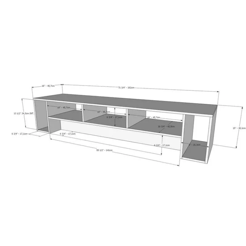 Nexera TV Stand 72" -