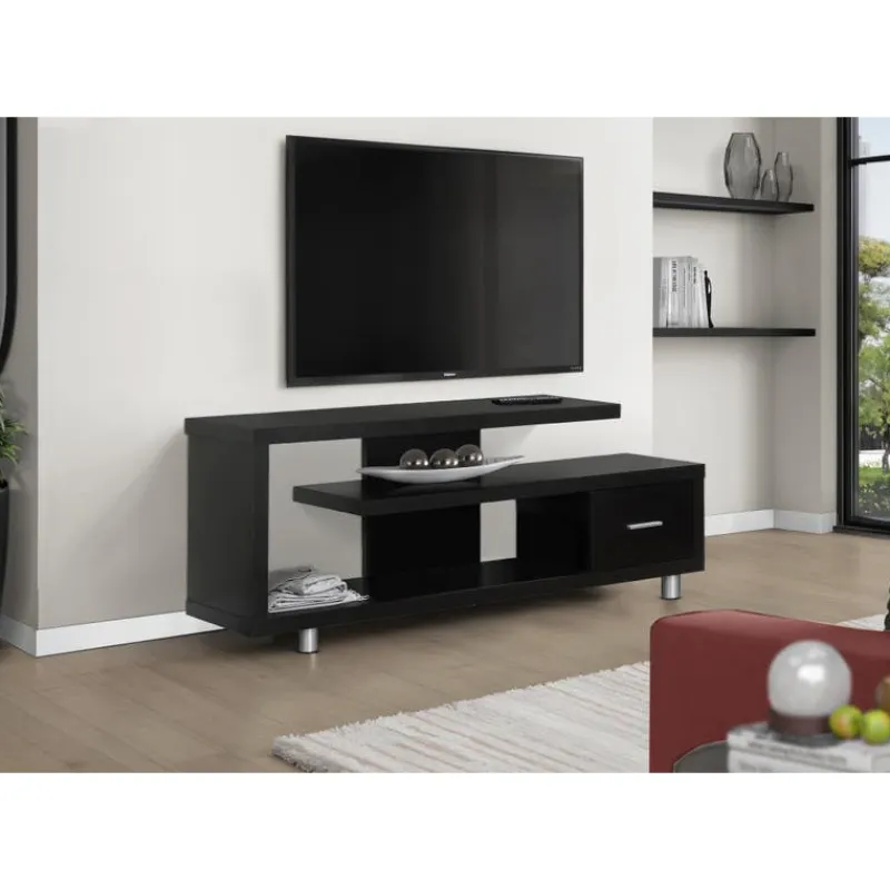 Monarch TV Stand with Drawer 60" -
