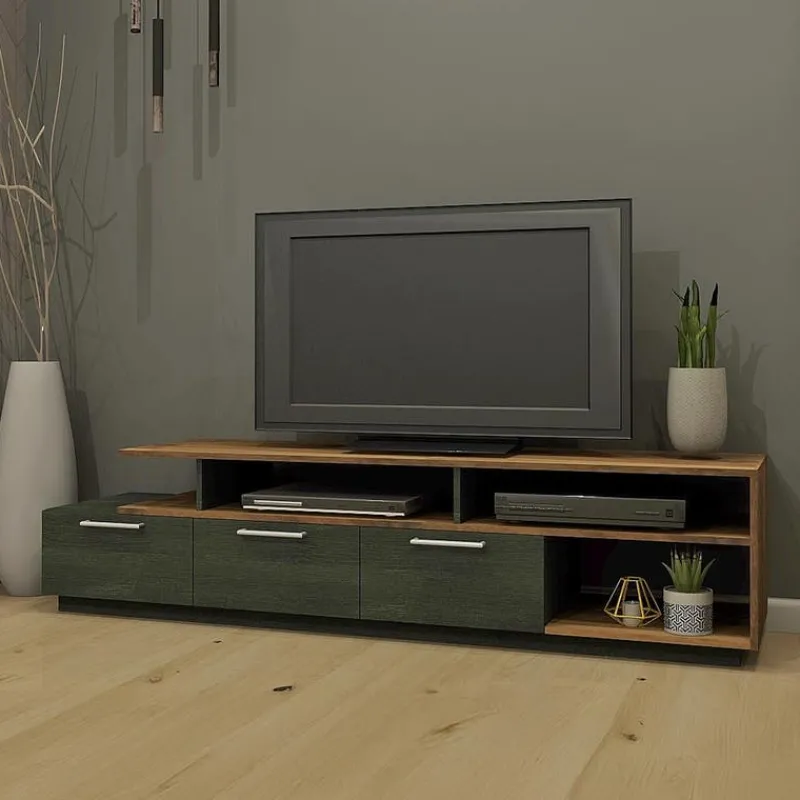 MEQ TV Stand with Drawers 72"