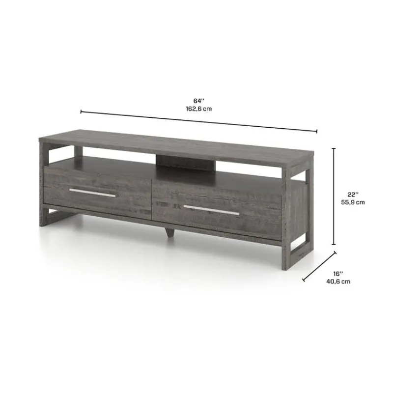 MEQ TV Stand with Drawers 63" -