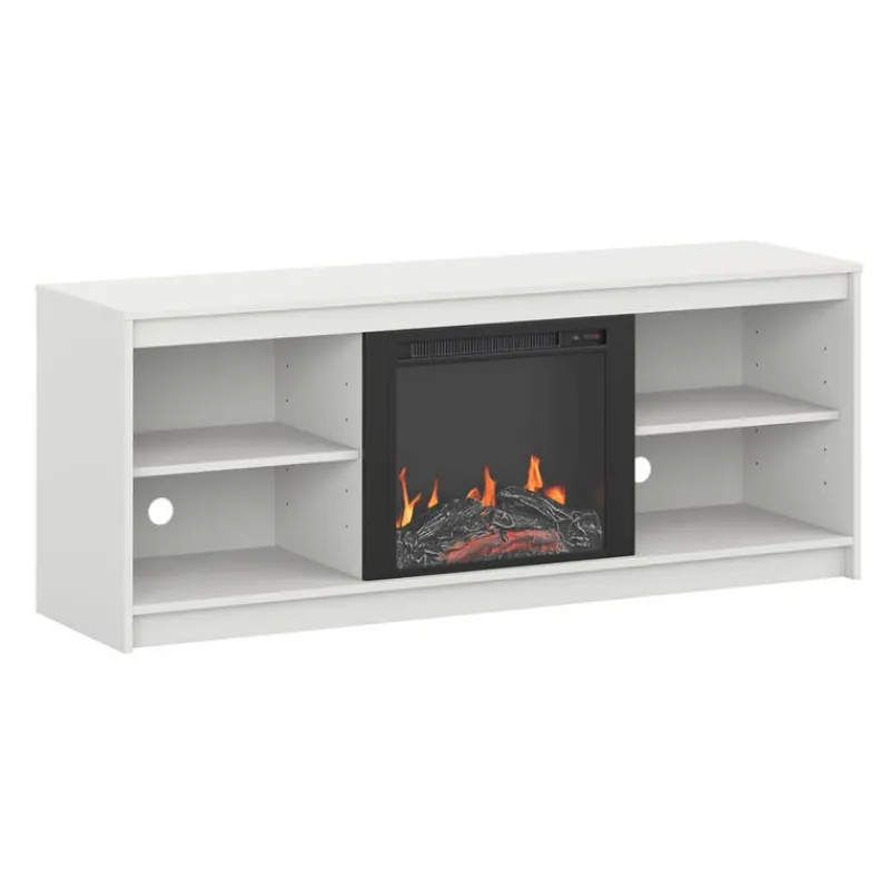 Meubles South Shore TV Stand with Electric Fireplace 60" - South Shore
