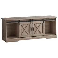 Monarch TV Stand with Sliding Doors 60