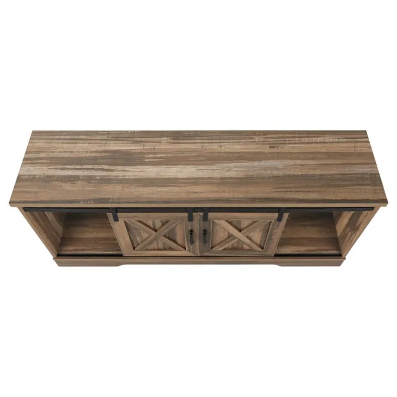 Monarch TV Stand with Sliding Doors 60" -