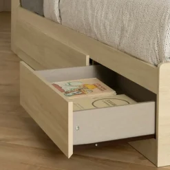 Meubles South Shore Twin Bed with 3-Drawer Storage and Headboard (39