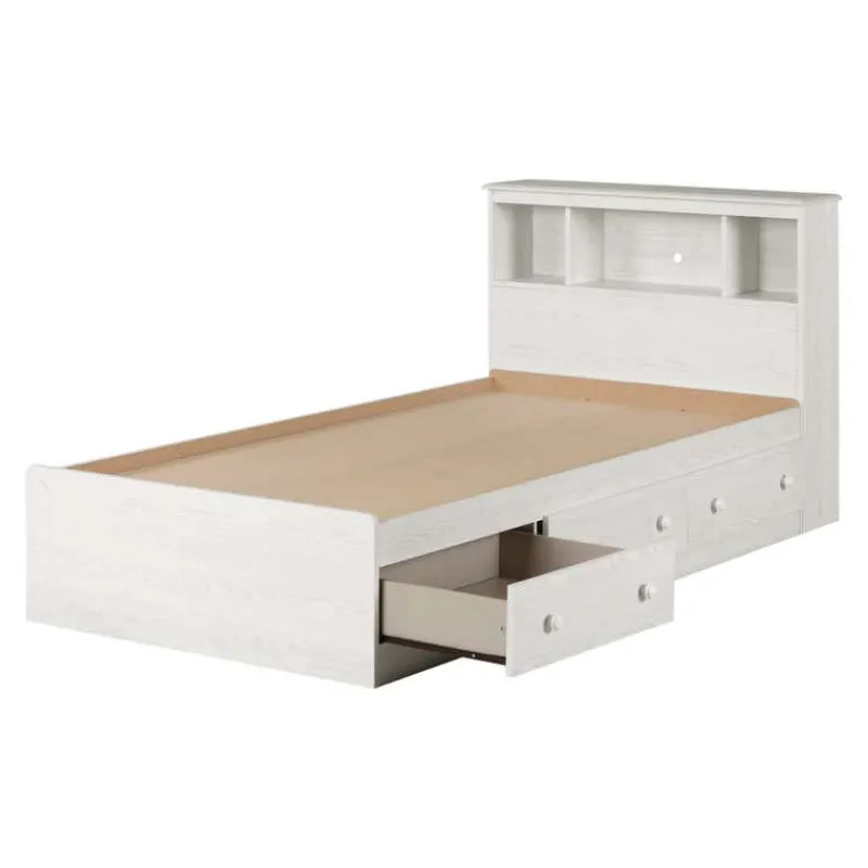 Meubles South Shore Twin Bed with 3-Drawer Storage and Headboard (39") - South Shore