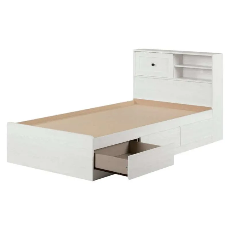 Meubles South Shore Twin Bed with 3-Drawer Storage and Headboard (39") - South Shore